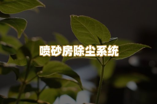 喷砂房除尘系统